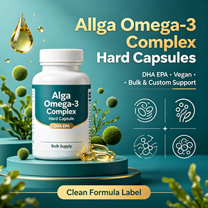 Algae Oil Omega-3 Complex High Concentration DHA EPA Vegan