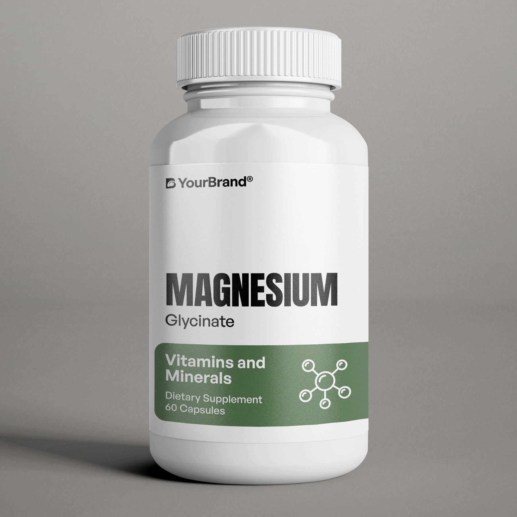 Magnesium Glycinate supplement bottle
