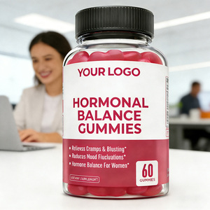 Women's Hormone Balance Beauty Gummy Dietary Supplement Vitamin B6 Cranberry Chasteberry Extracts