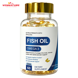 Wholesale Omega-3 Fish Oil Capsules EPA DHA 60 Count