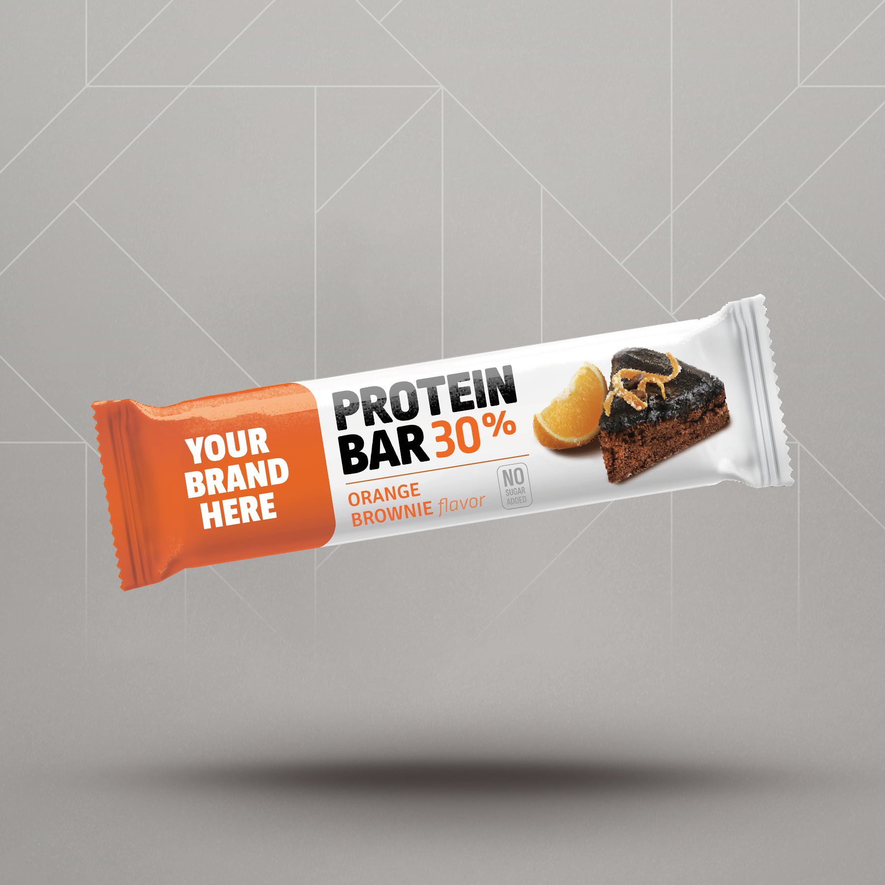 Protein Brownie Orange Cocoa