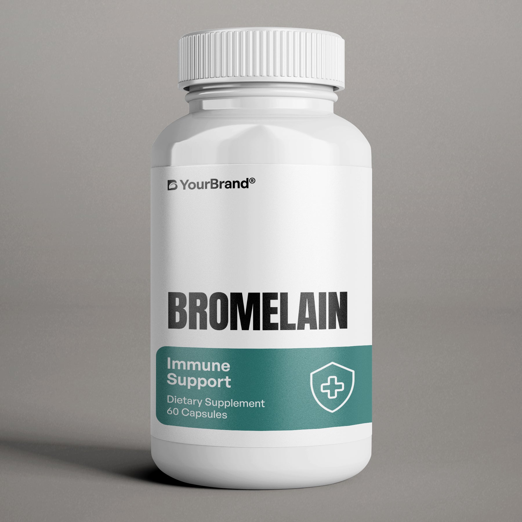 Private Label Bromelain supplement bottle