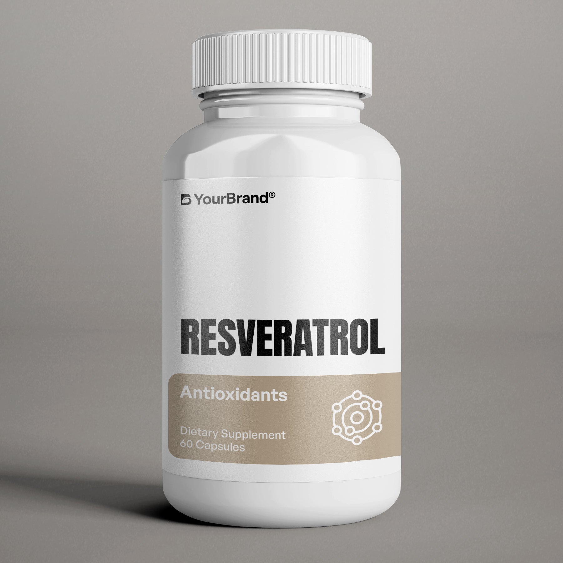 Private Label Resveratrol bottle