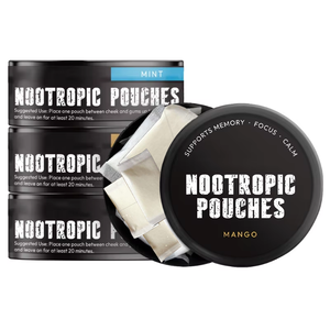 Nicotine-free Caffeine Nootropic Pouches