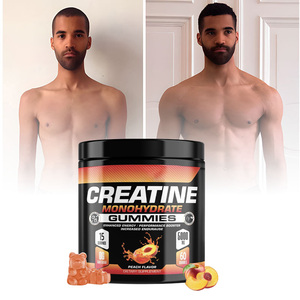 Solilan China Factory Creatine Monohydrate Pre Workout Gummy Candy 5000mg